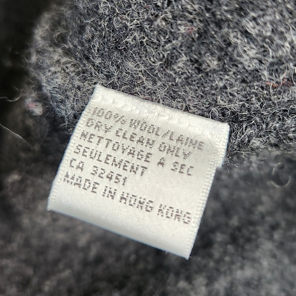 Boiled Wool Sheep Cardigan Coat - Picture 12 of 14